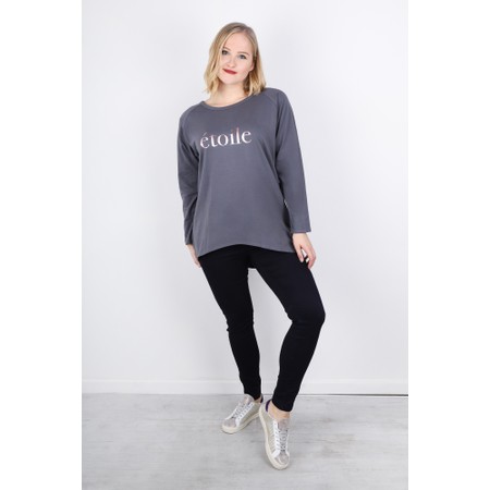 Chalk  Robyn Etoile Top - Grey
