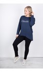 Chalk Navy / Silver  Robyn Etoile Top  