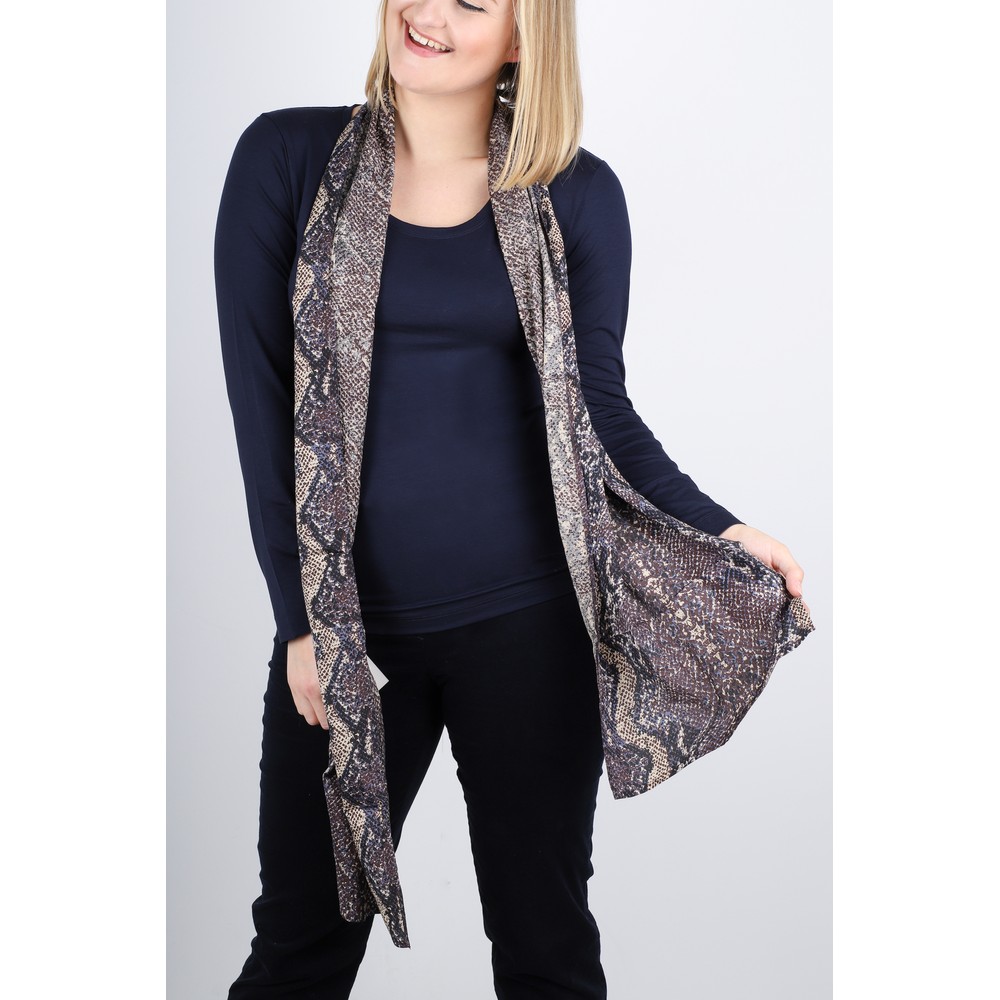 Masai Clothing Along Snakeskin Scarf in Twill