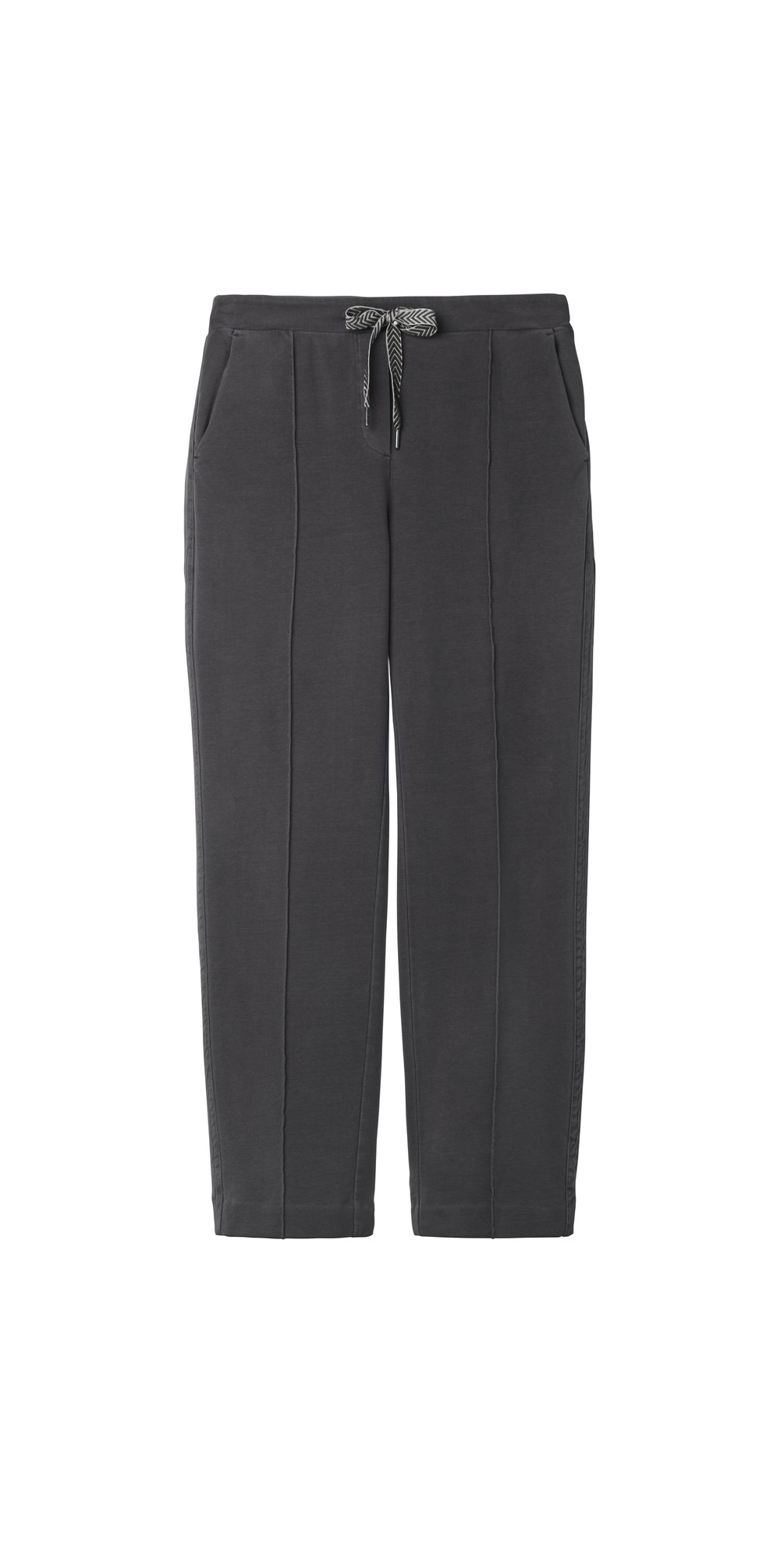 Sandwich Clothing High Waisted Jersey Trousers in Anthracite