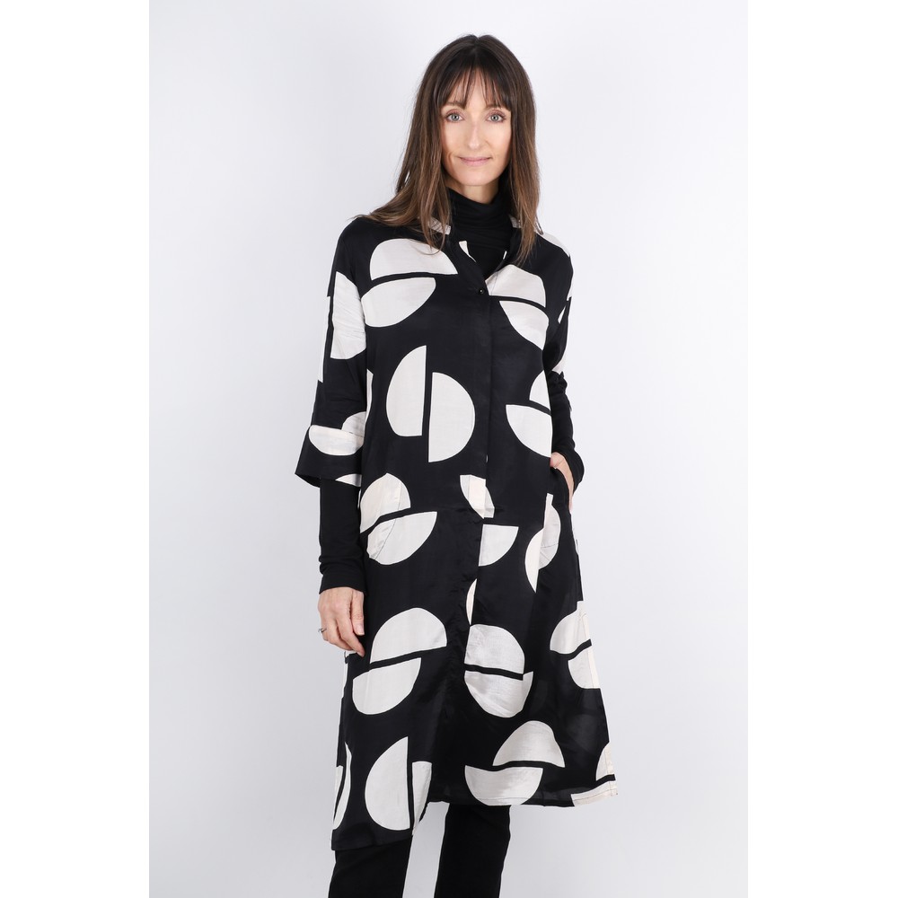 Masai Clothing Nimes Shirt Dress in Black