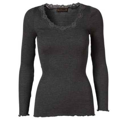 Black Rosemunde Babette Silk Lace Tank Top main image 0