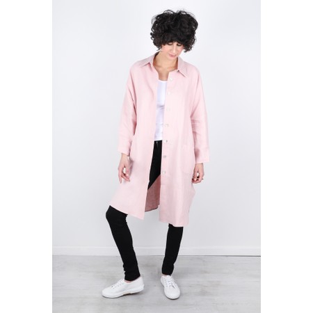 Chalk Lisa Linen Jacket - Pink