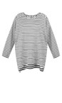 Chalk Charcoal / White Robyn Stripe Top  