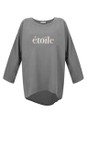 Chalk Charcoal / Rose Gold  Robyn Etoile Top  