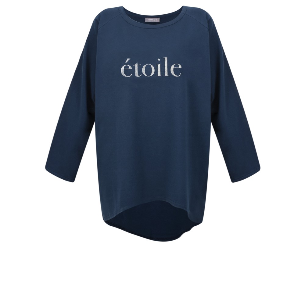 Chalk  Robyn Etoile Top Navy / Silver