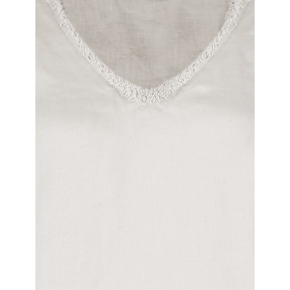 Foil Fringe Benefits Linen Dress in Sandy