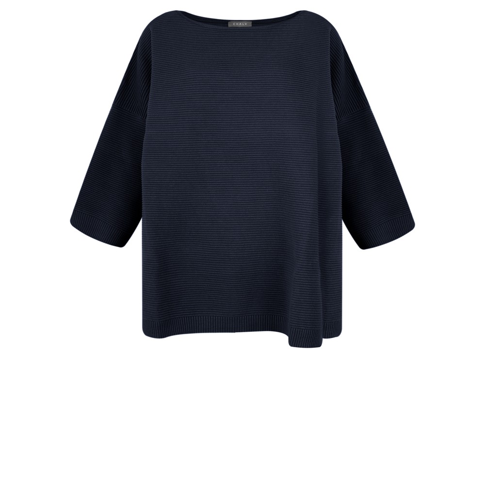 Chalk Lydia Oversized Jumper Navy