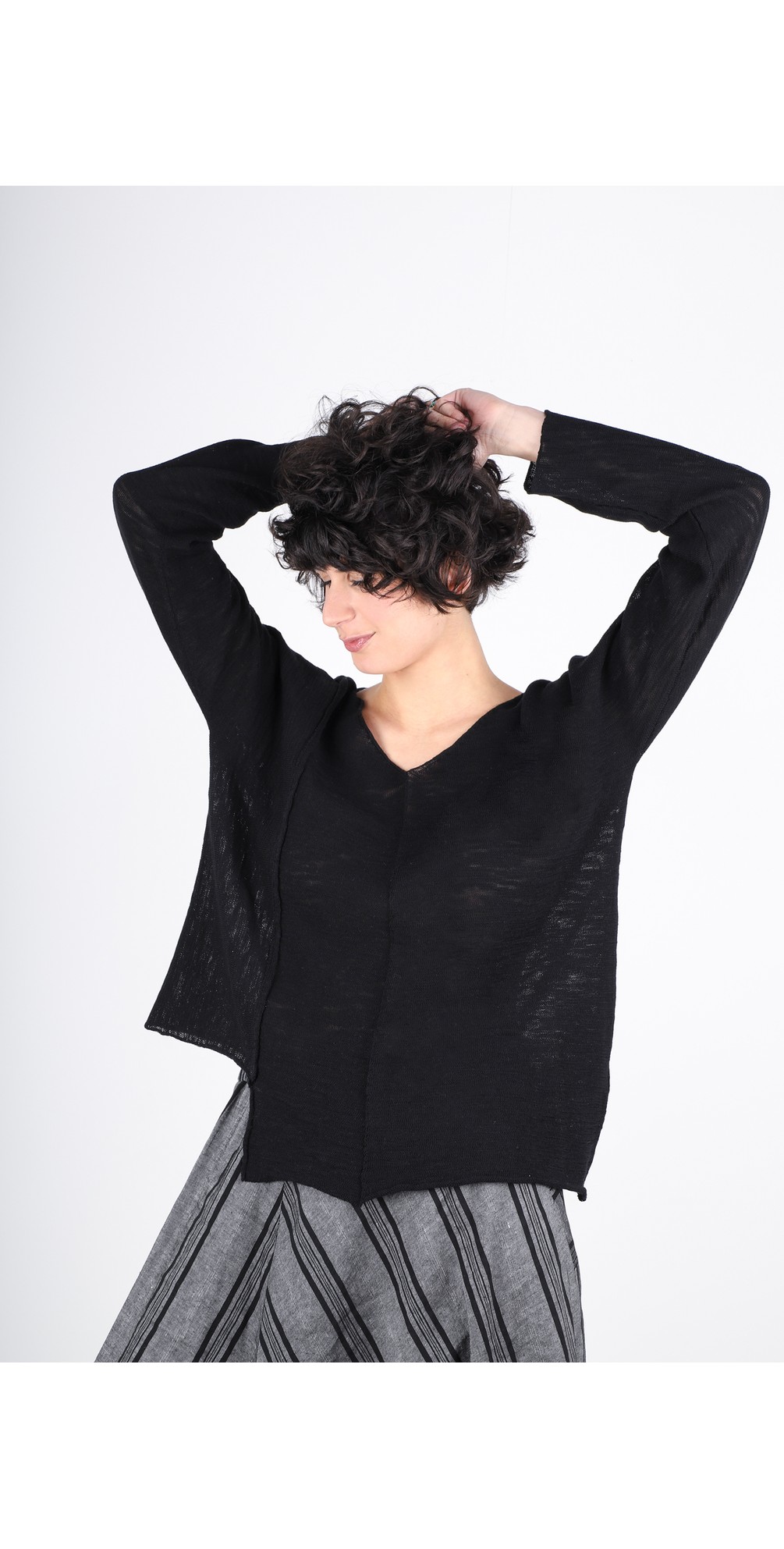 Crea Concept Cotton Asymmetric Hem Fine 