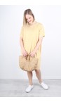 Chalk Mustard / White Linda Stripe Dress  