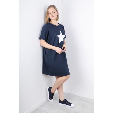 Chalk Linda Star Dress - Blue