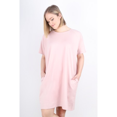 Chalk Linda Plain Dress - Pink