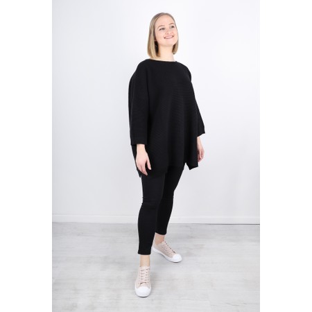 Chalk Lydia Oversized Jumper - Black