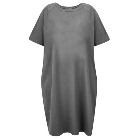 Chalk Linda Plain Dress - Black