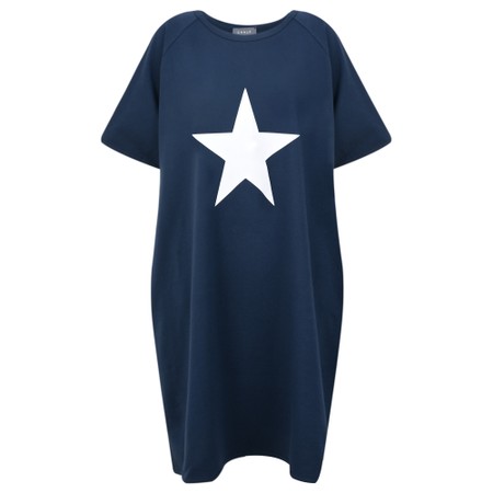 Chalk Linda Star Dress - Blue