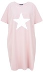 Chalk Pink / White  Linda Star Dress  