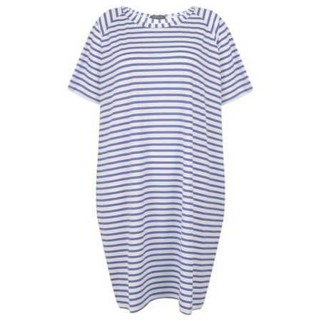 Chalk Linda Stripe Dress - Blue