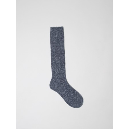 Chalk Cosy Supersoft Knit Socks - Black