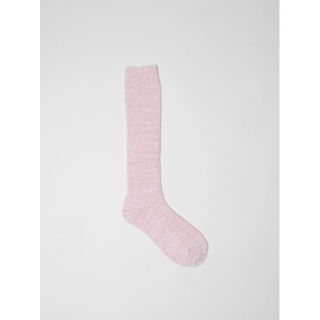 Chalk Cosy Supersoft Knit Socks - Pink