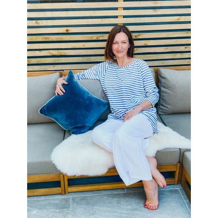 Chalk Robyn Stripe Top - Blue
