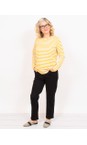 Chalk Mustard Tasha Stripe Top  