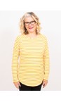 Chalk Mustard Tasha Stripe Top  