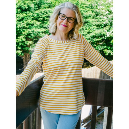 Chalk Tasha Stripe Top - Yellow
