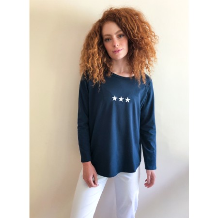 Chalk Tasha Triple Star Top Gemini Exclusive  - Blue