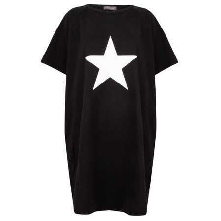 Chalk Linda Star Dress - Black