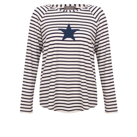 Chalk Tasha Stripe Small Star Top - Blue