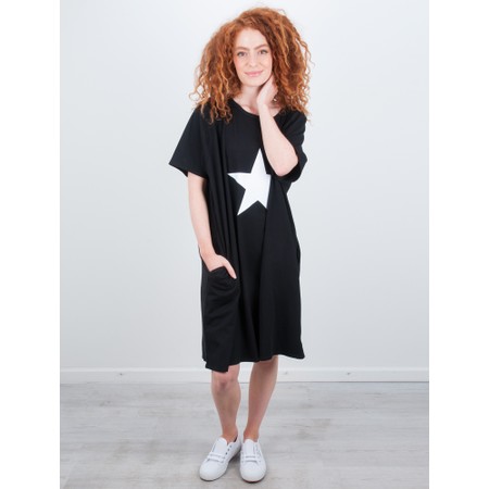 Chalk Linda Star Dress - Black