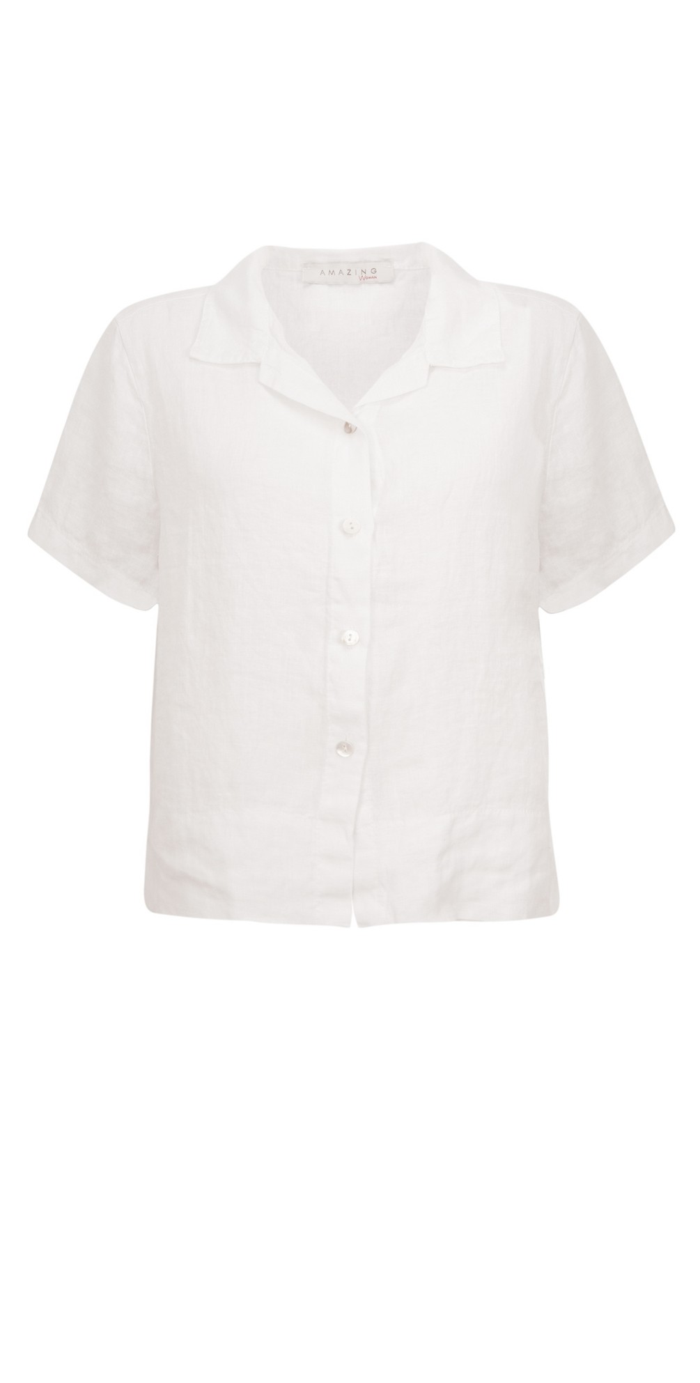 Amazing Woman Marilyn Boxy Linen Shirt 
