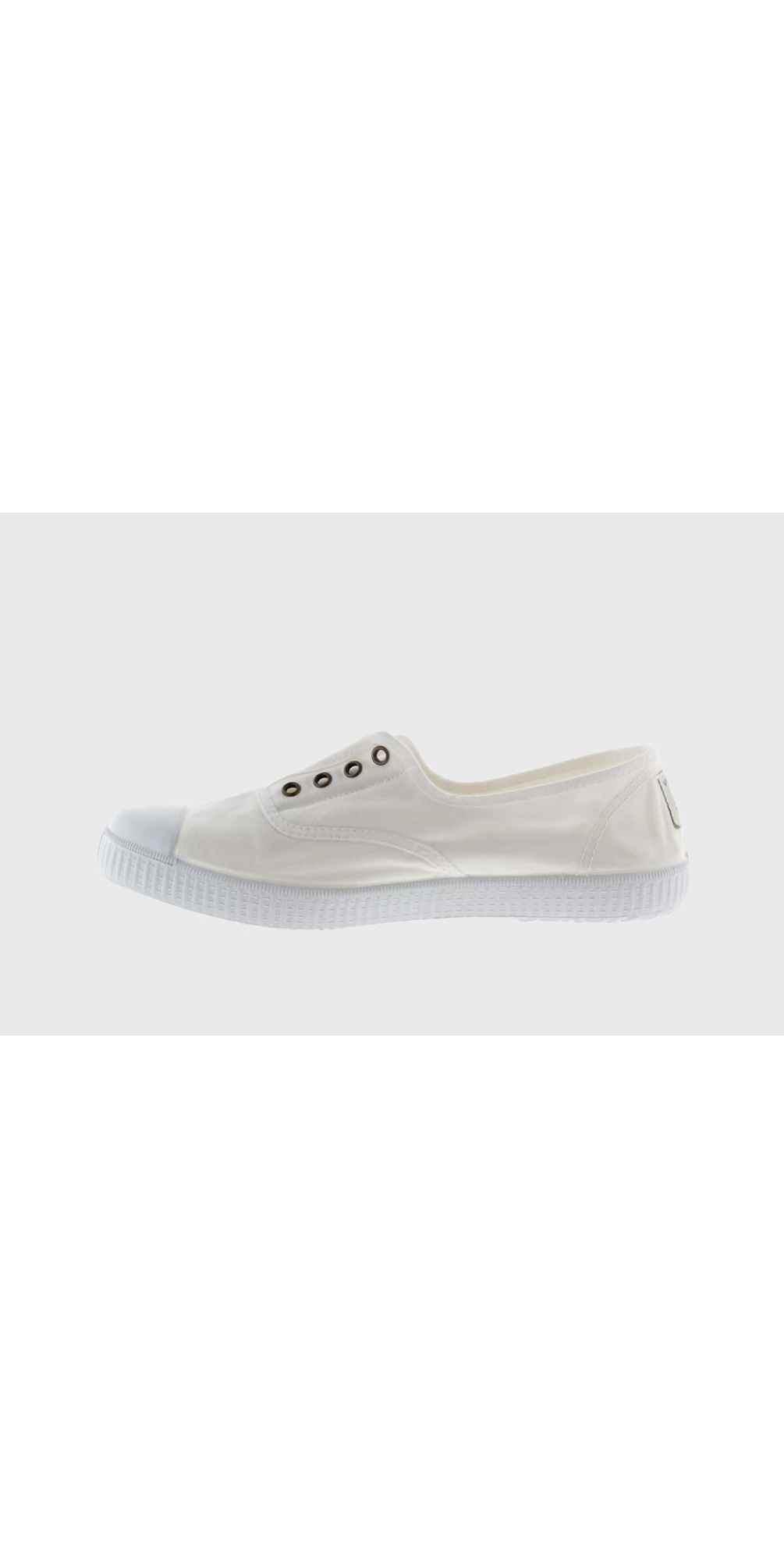Dora White Organic Cotton Washable No Lace Pump main image