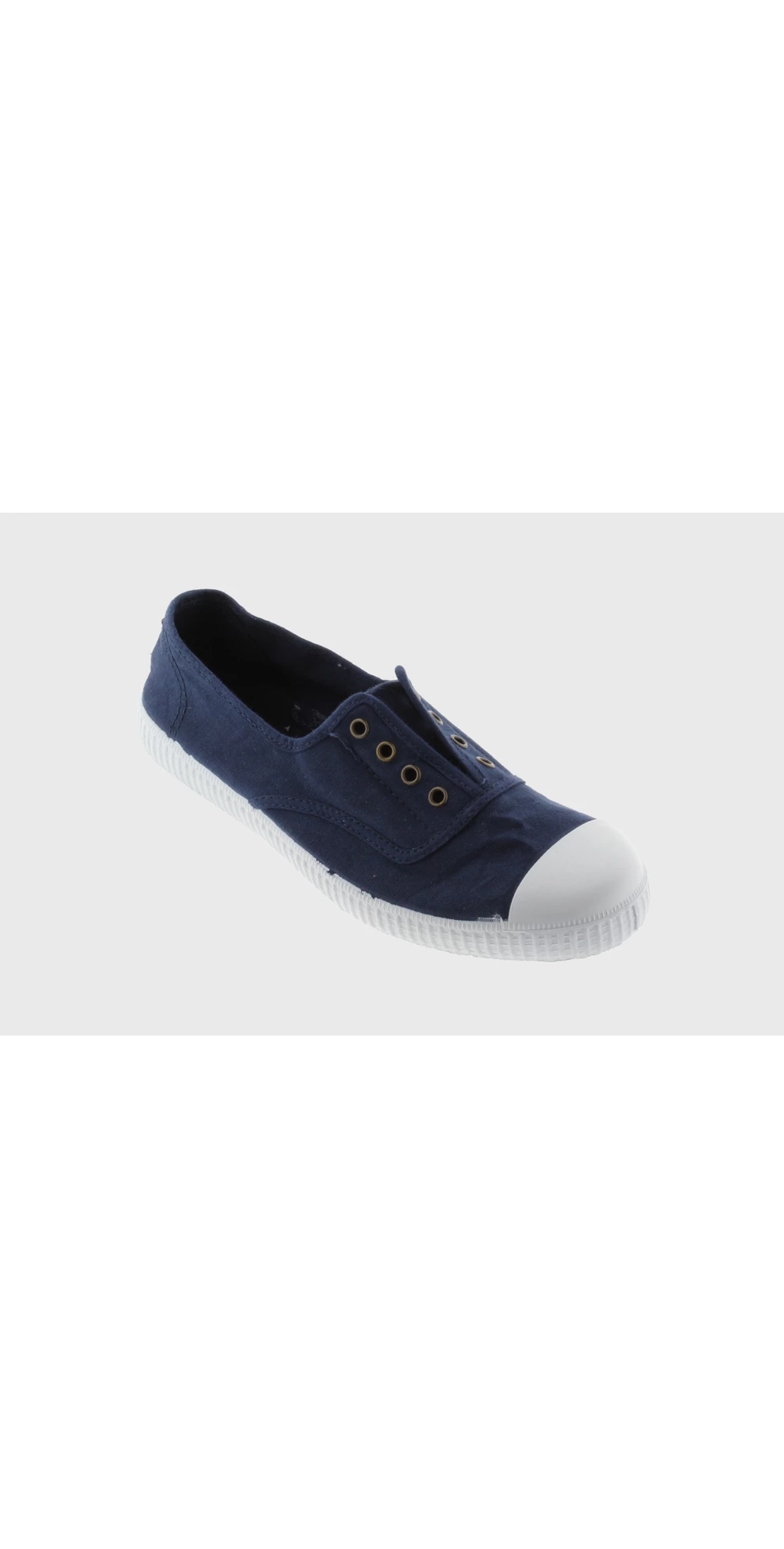 Dora Navy Organic Cotton Washable No Lace Pump main image