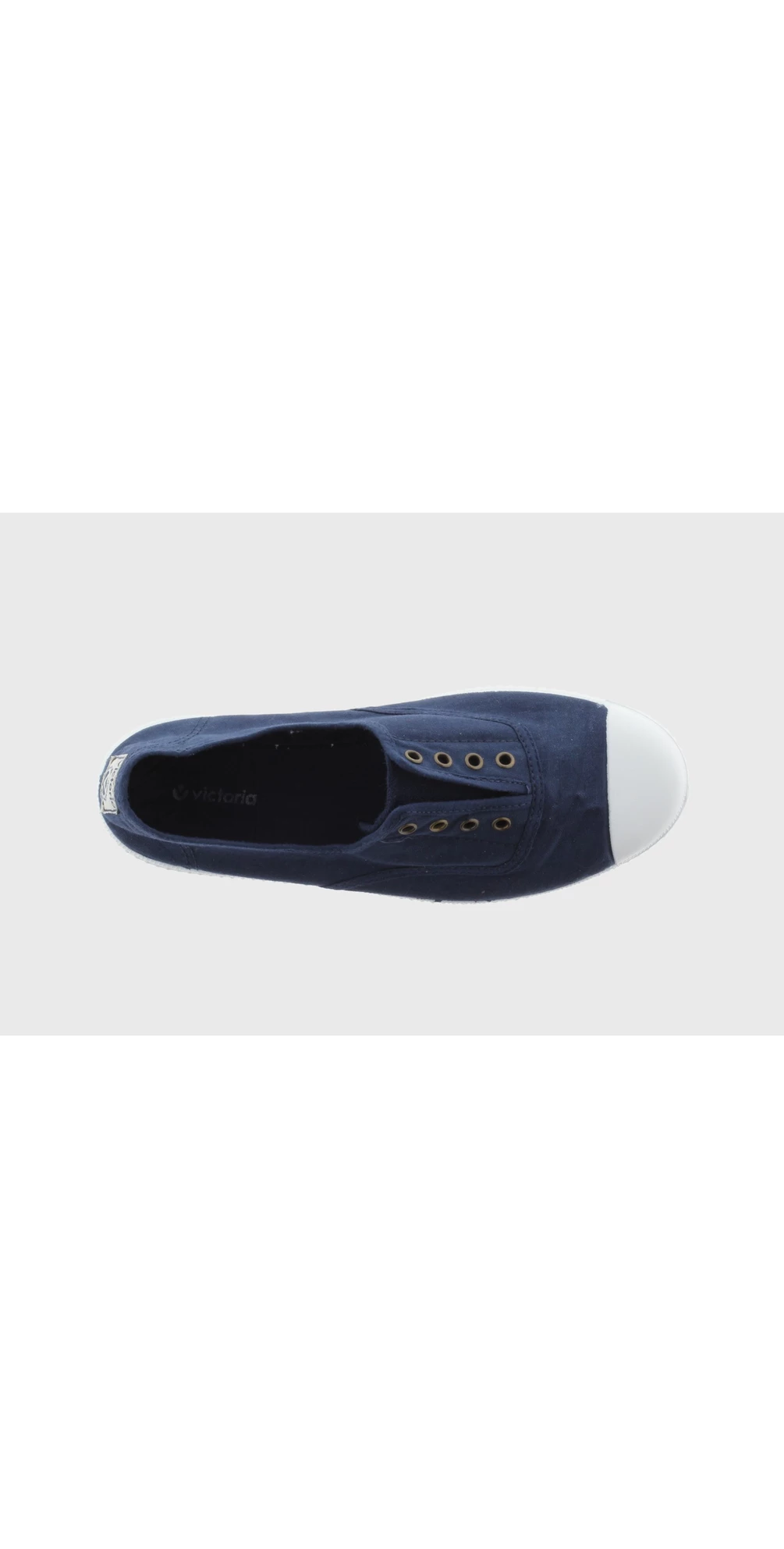 Dora Navy Organic Cotton Washable No Lace Pump main image