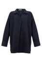 Chalk Navy Sophie Organic Cotton Shirt  