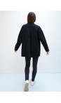 Chalk Black  Sophie Organic Cotton Shirt  