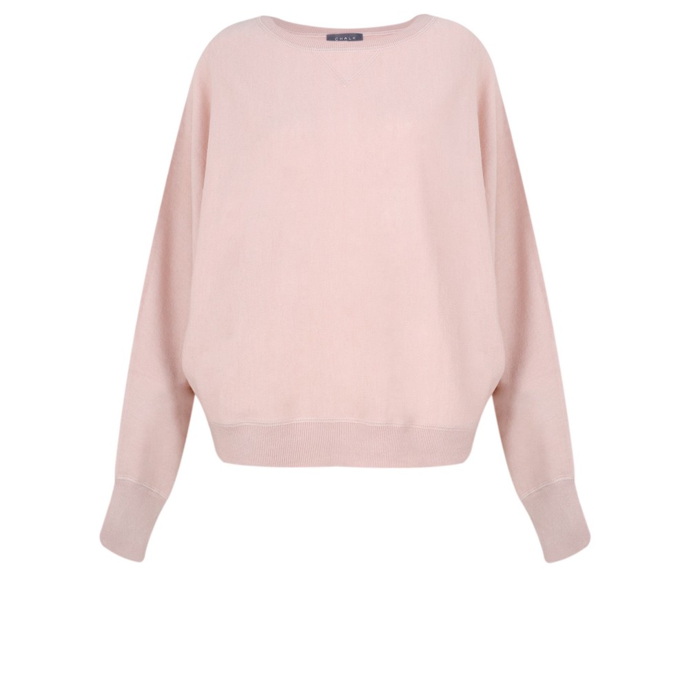 Chalk Betty Supersoft Knit Jumper Pink