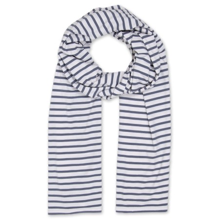 Chalk Sally Stripe Scarf - Grey