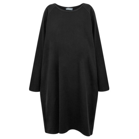 Chalk Brody Plain Dress - Black