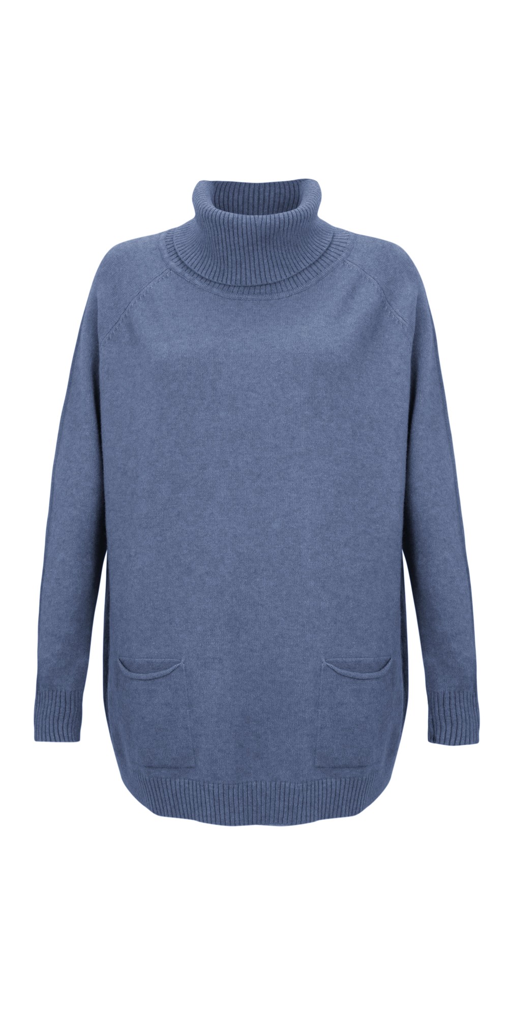 Amazing Woman Anna Two Pocket Relaxed Fit Jumper in Denim