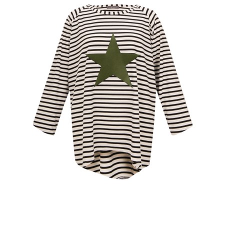 Chalk Robyn Stripe Star Top - Multicoloured