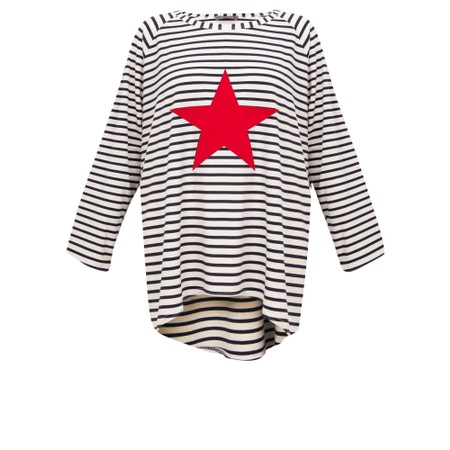 Chalk Robyn Stripe Star Top - Multicoloured