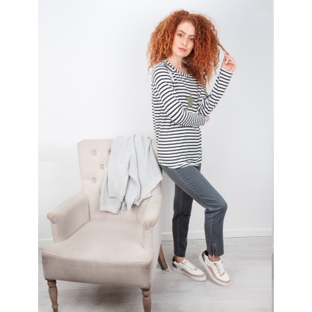 Chalk Tasha Stripe Small Star Top - Multicoloured
