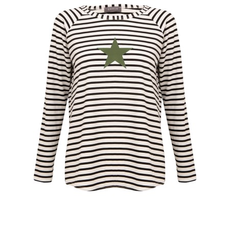 Chalk Tasha Stripe Small Star Top - Multicoloured