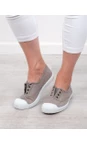 Dora Grey Organic Cotton Washable No Lace Pump additional image