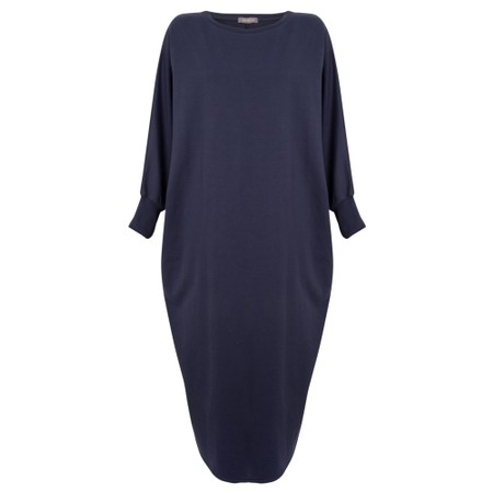 Chalk Rose Plain Lounge Dress - Blue