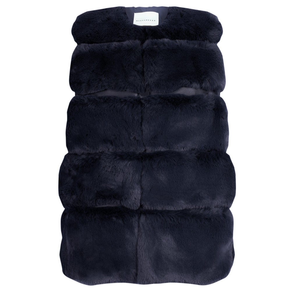 Rino and pelle outlet faux fur gilet