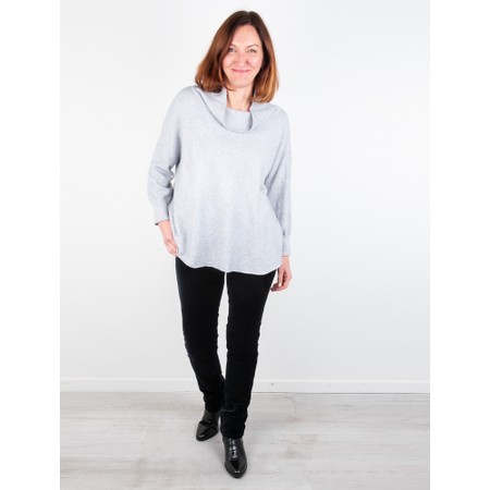 Amazing Woman Vera Oversized Knit Jumper - Grey