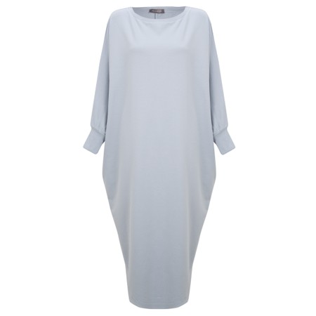 Chalk Rose Plain Lounge Dress - Blue